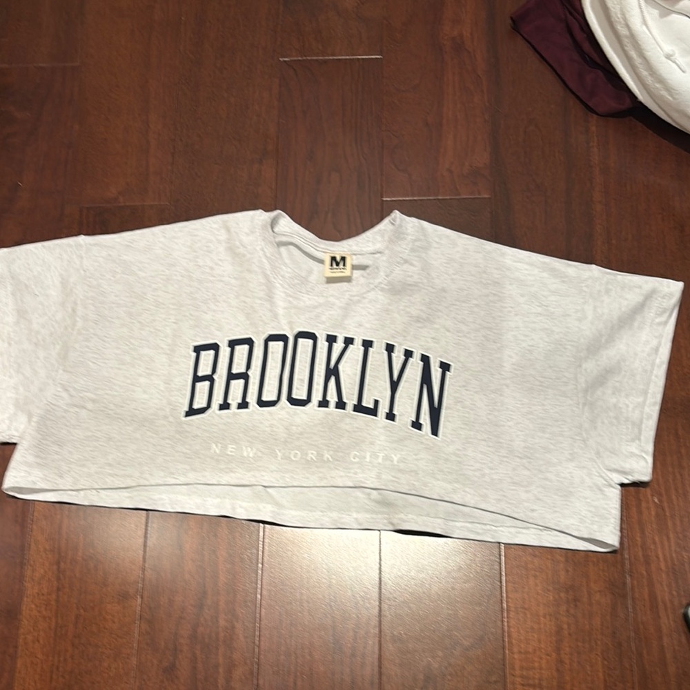 Brooklyn Crop Top - Gray